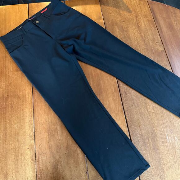 Alberto Ceramica Stone Modern Fit Mens Pants Black 33x32 Stretch European Luxury - Picture 3 of 12